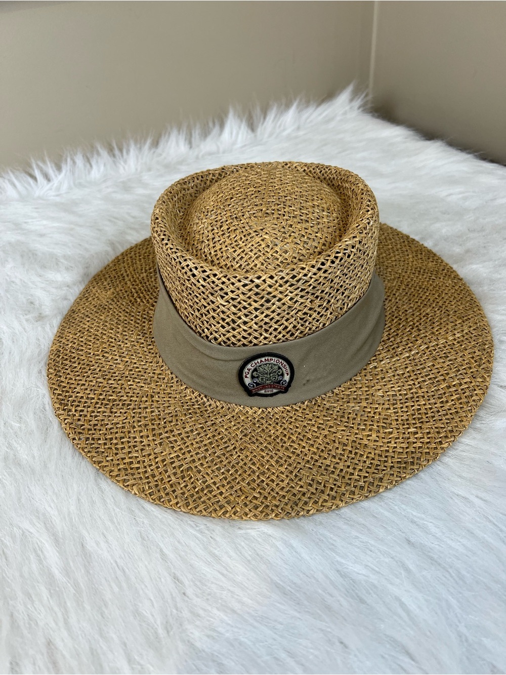 Peter Grimm PGA Championship 2010 Whistling Straits Straw Sun Hat